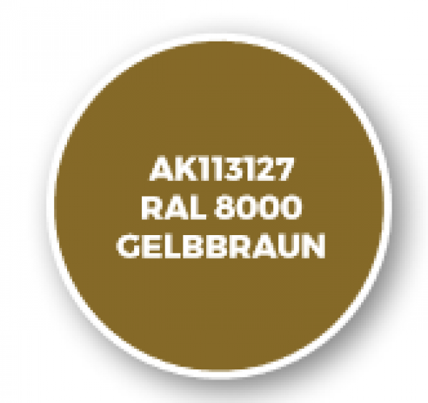 AK-Interactive: AFV Acrylics (3rd Gen) - RAL 8000 Gelbbraun