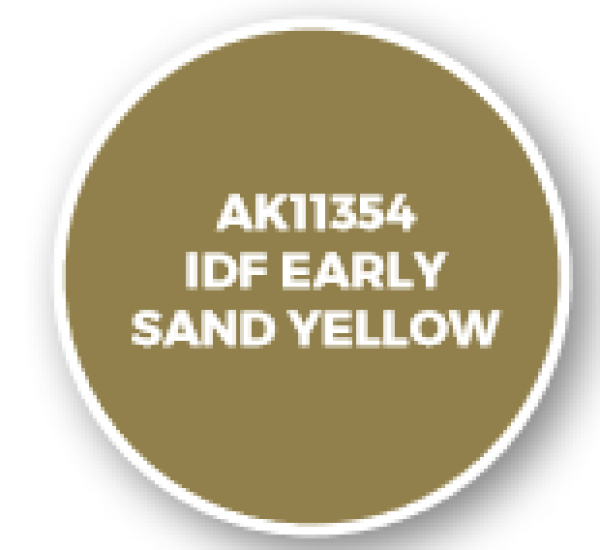 AK-Interactive: AFV Acrylics (3rd Gen) - IDF Early Sand Yellow