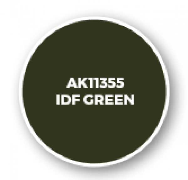 AK-Interactive: AFV Acrylics (3rd Gen) - IDF Green