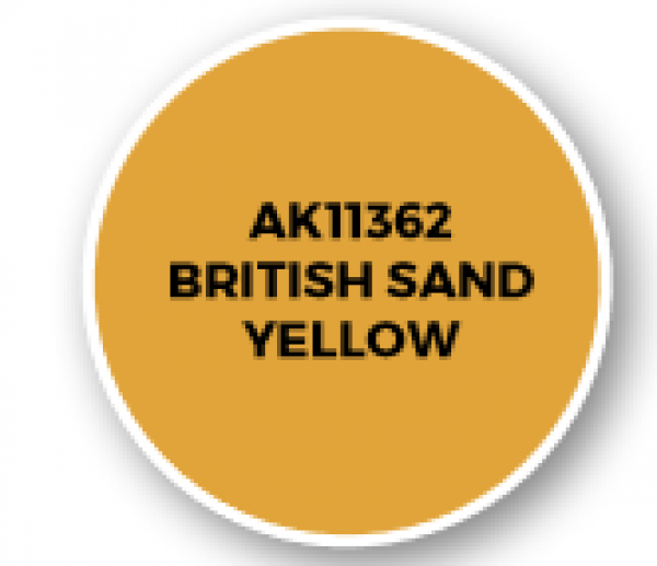 AK-Interactive: AFV Acrylics (3rd Gen) - British Sand Yellow