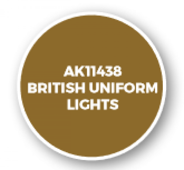 AK-Interactive: Figure Series Acrylics (3rd Gen) - British Uniform Lights
