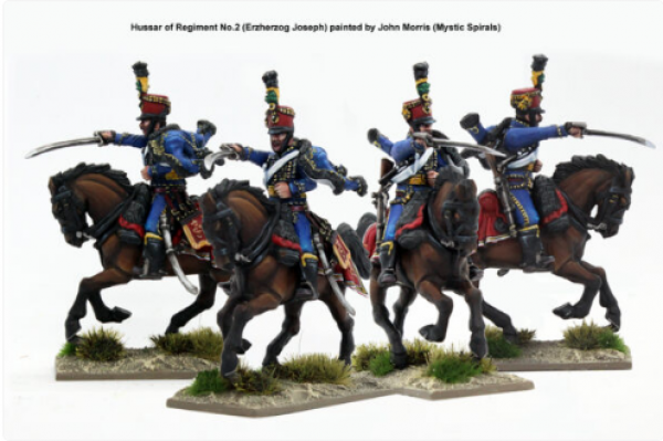 28mm Historical: Napoleonic Austrian Hussars 1805-15