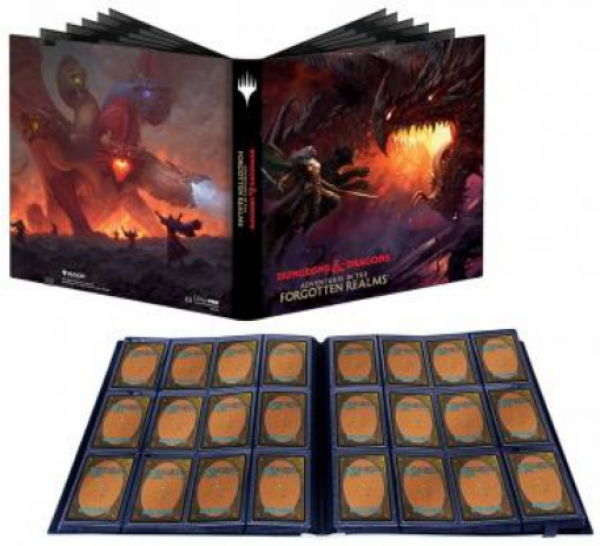 Magic The Gathering: Adventures in the Forgotten Realms 12-Pocket PRO-Binder - Tiamat & Drizz't