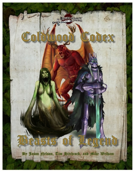 Pathfinder (P2) RPG: Beasts of Legend - Coldwood Codex