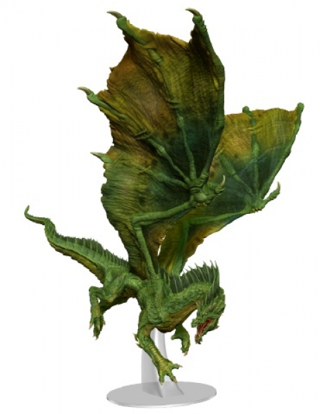 D&D Miniatures: Icons of the Realms Adult Green Dragon Premium Figure