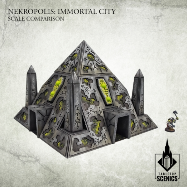 Kromlech Tabletop Scenics: Nekropolis Immortal City - Lost Pyramid