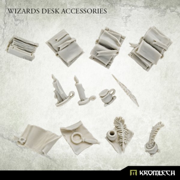 Kromlech Conversion Bitz: Wizard's Desk Accesories (12)