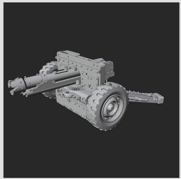 MaxMini: Artillery Gun MK3 w/3 crew