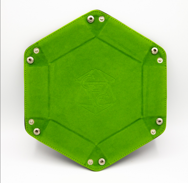 Hexagon Dice Tray - Light Green