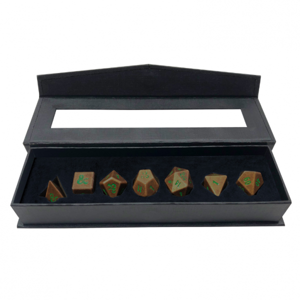 Dungeons & Dragons: Heavy Metal Fall 21 Copper and Green RPG Dice Set