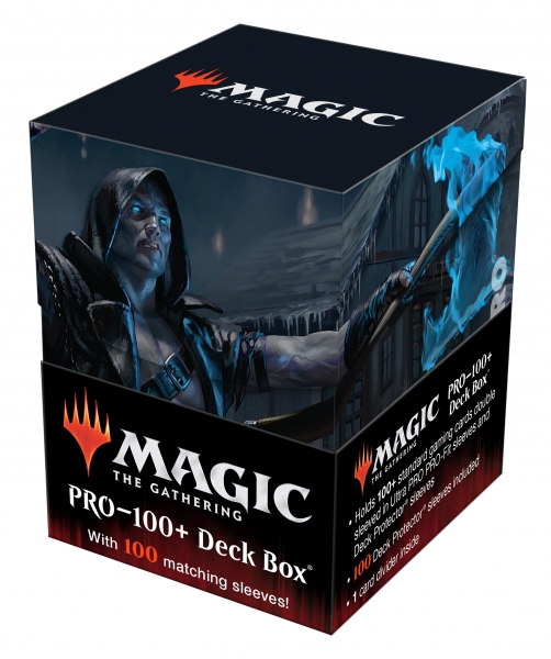 Magic: Commander Innistrad Midnight Hunt PRO 100+ Deck Box + Sleeves - Wilhelt, the Rotcleaver