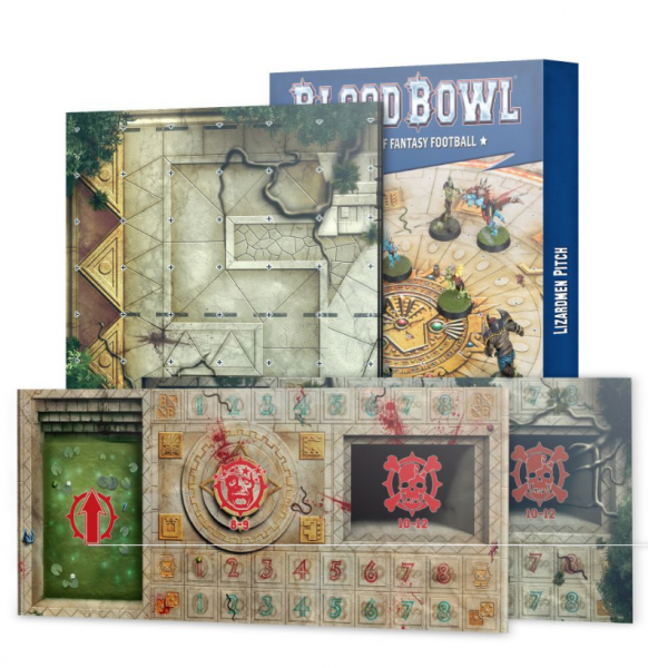 Blood Bowl: Lizardmen Pitch & Dugouts [LIMITED/ALLOCATED]