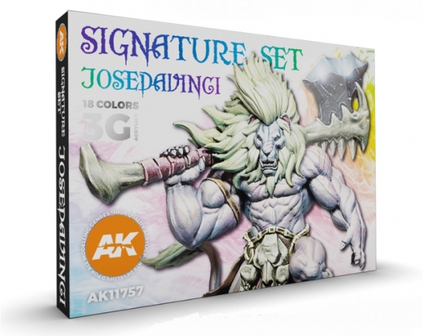 AK-Interactive: 3rd Gen Acrylics - Signature Set Jose DaVinci