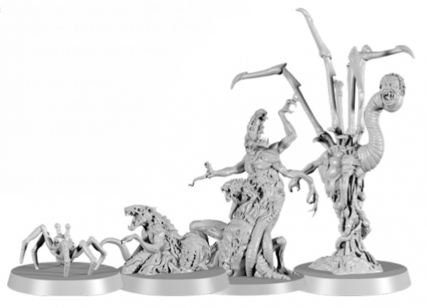 The Thing - The Boardgame: Alien Miniatures Set