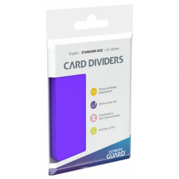 Card Dividers: Standard Size - Purple