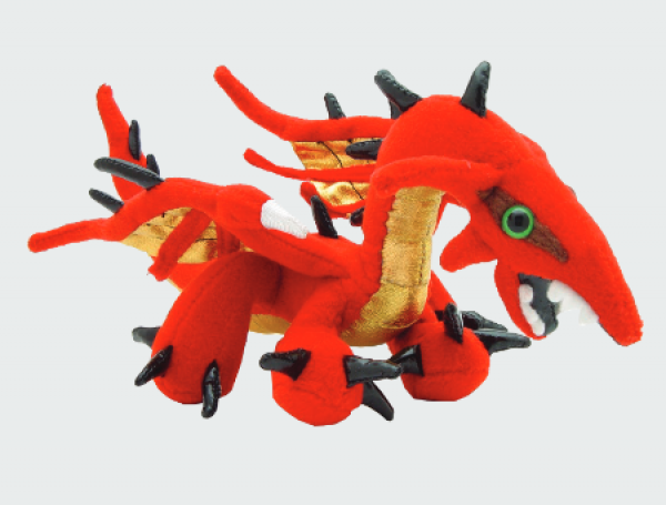 Here Be Monsters - Mini Red Dragon Plush (9 inch)