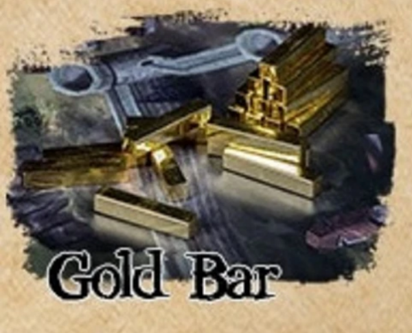 Metal Alloy 10-pack Resource Tokens: Gold Bar
