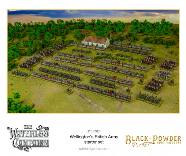 Black Powder:  Epic Battles - Waterloo British Starter Set