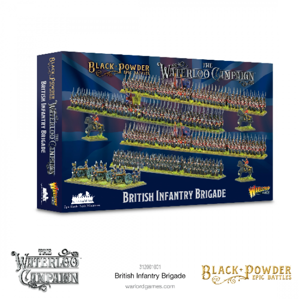 Black Powder:  Epic Battles - Waterloo British Infantry Brigade