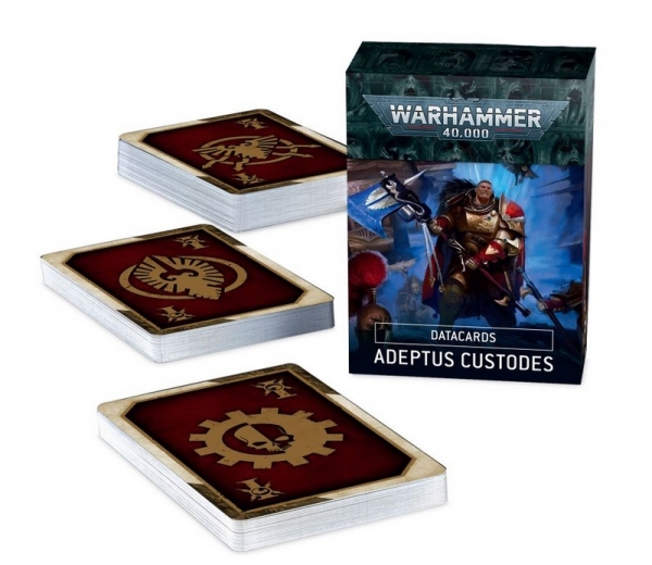 Warhammer 40K: Adeptus Custodes Datacards (2022)