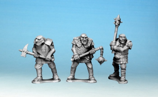 28mm Fantasy: Ogres with 2 Handed Weapons (3)