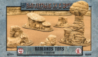 Battlefield in a Box: Badlands Tors - Sandtone (x5)