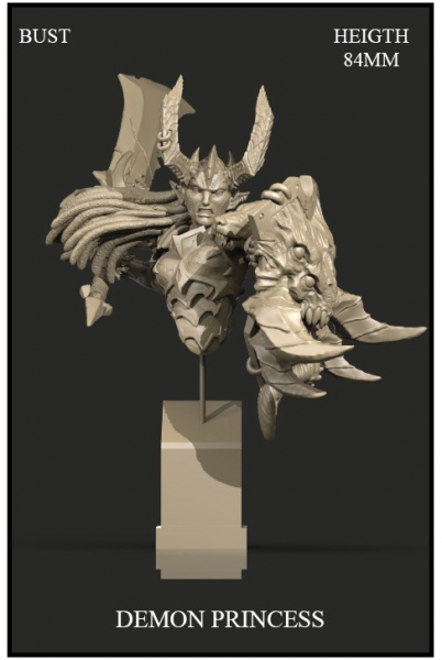 Yedharo Model Kit: Demon Princess Bust