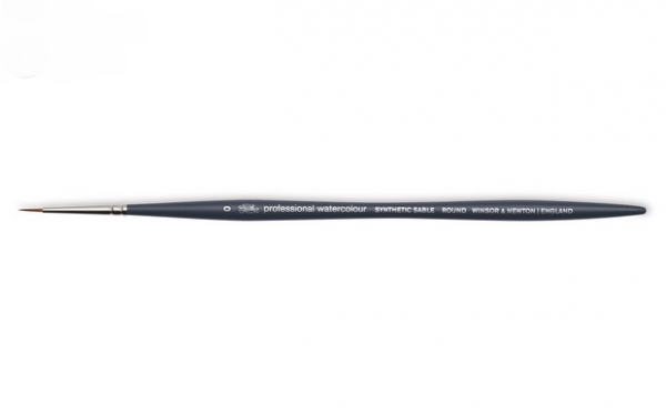 Winsor & Newton: Professional Water Color Synthetic Brush - Round #0