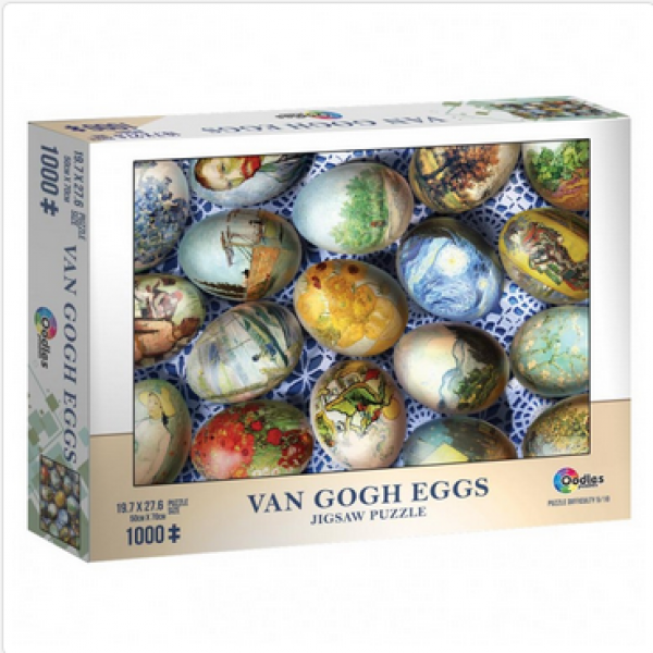 Van Gogh Eggs Puzzle (1000 pc puzzle)