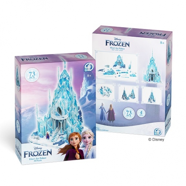 4D Puzzle: Disney Frozen Ice Palace Castle Puzzle