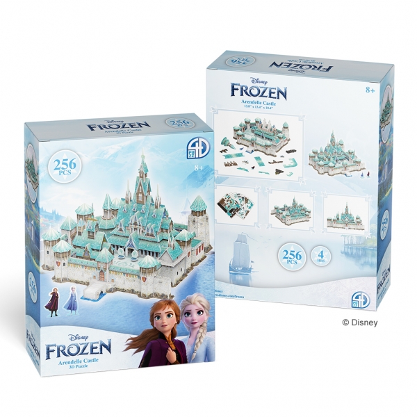 4D Puzzle: Disney Frozen Arendelle Castle Puzzle