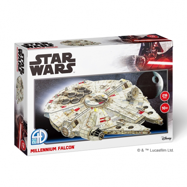 4D Puzzle: Star Wars Millennium Falcon Puzzle/Model Kit