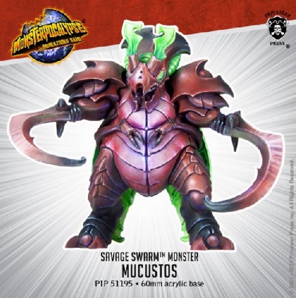 Monsterpocalypse: Mucustos – Savage Swarm Monster (metal/resin)