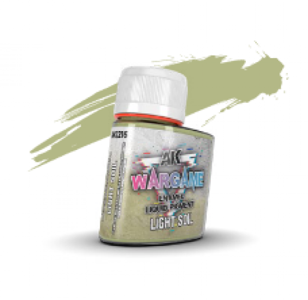 AK-Interactive: Wargame Enamel Liquid Pigments - Light Soil (35ml)