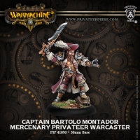 (Mercenaries) Captain Bartolo Montador - Mercenary Privateer Warcaster
