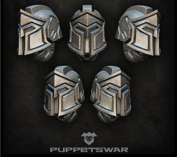 Puppetswar: (Accessory) Spartan Helmets (5)