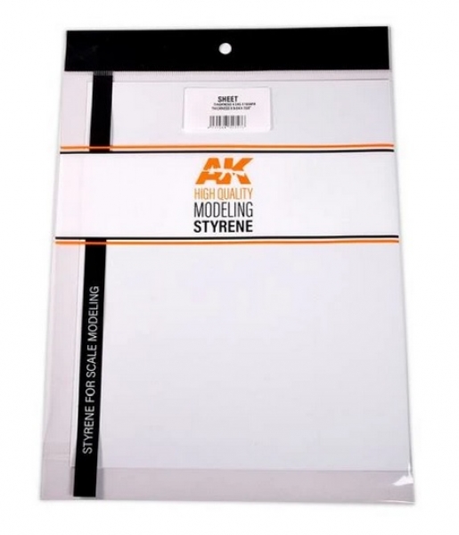 AK-Interactive: (Accessory) Styrene Sheets 0.3mm thickness x 245 x 195mm (3)