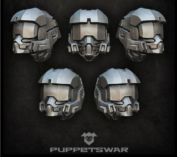 Puppetswar: (Accessory) Pilot Helmets (5)