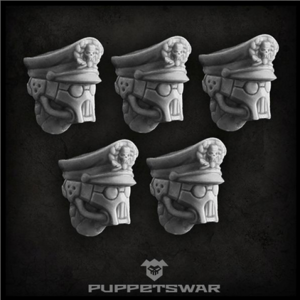 Puppetswar: (Accessory) Masked Officer Heads (5)