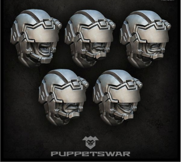Puppetswar: (Accessory) Protectors Heads (5)