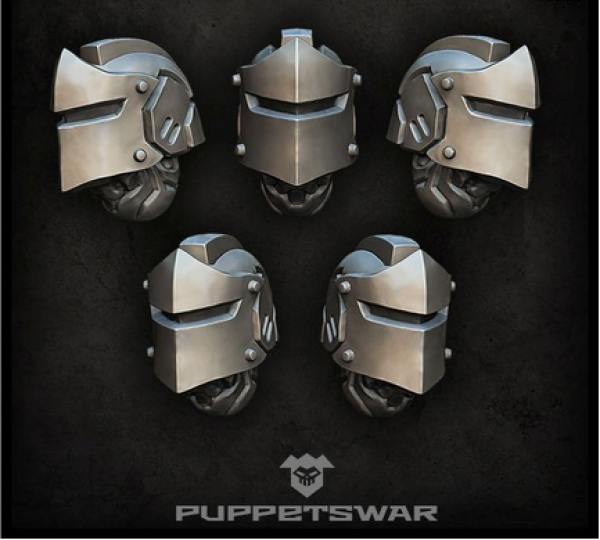 Puppetswar: (Accessory) Knight Helmets (5)