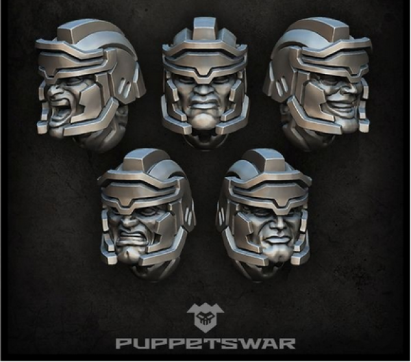 Puppetswar: (Accessory) Legionnaires Heads (5)