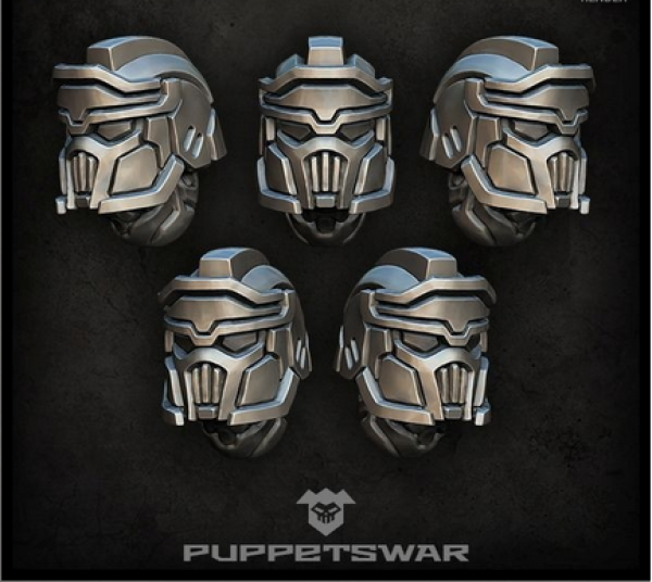 Puppetswar: (Accessory) Masked Legionnaire Helmets (5)