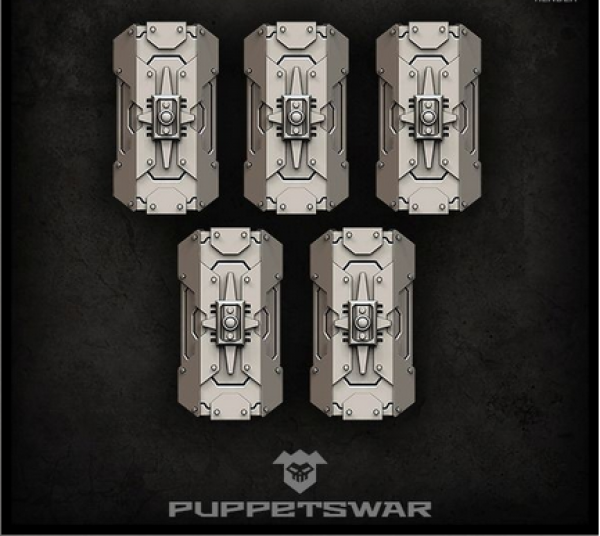Puppetswar: (Accessory) Praetorian Shields (left) (5)