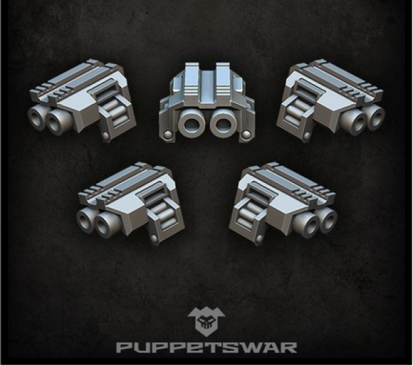 Puppetswar: (Accessory) Assault Wrist Guns (5)
