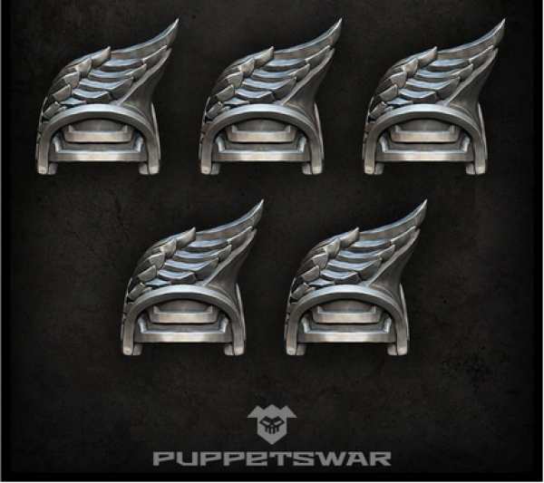 Puppetswar: (Accessory) Wing Shoulder Pads (left) (5)