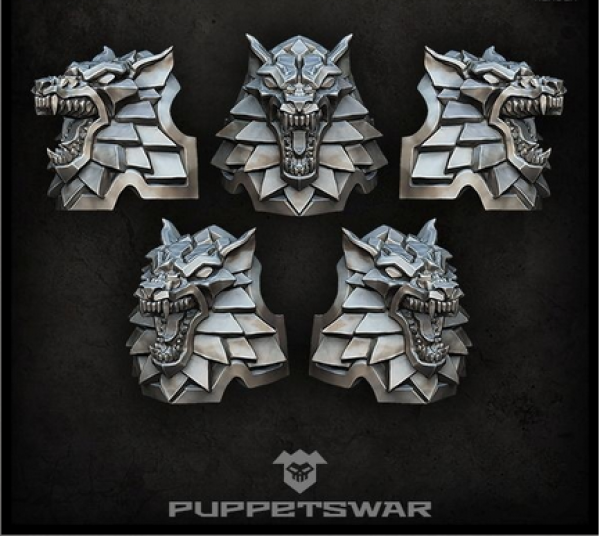 Puppetswar: (Accessory) Wolf Shoulder Pads (5)