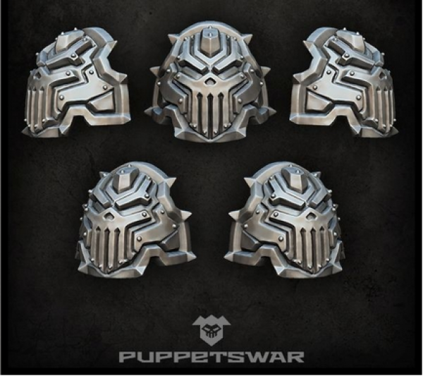 Puppetswar: (Accessory) Iron Skull Shoulder Pads (5)