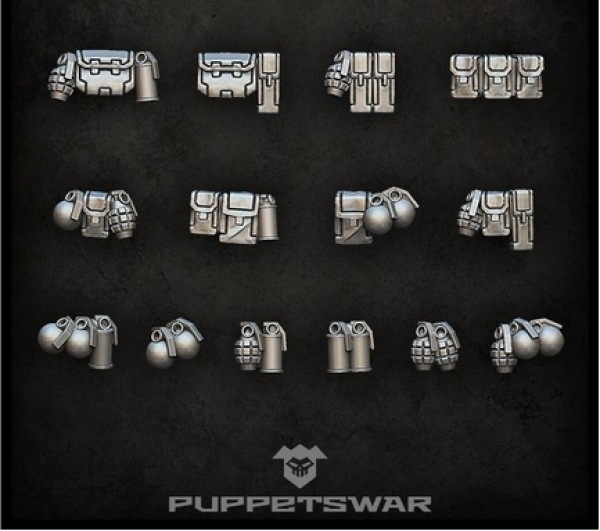 Puppetswar: (Accessory) Basic Gear (14 pcs)