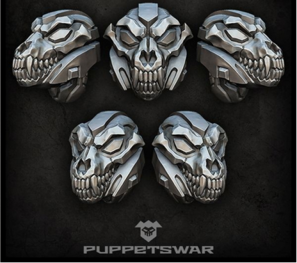 Puppetswar: (Accessory) Wolf Reaper Helmets (5)